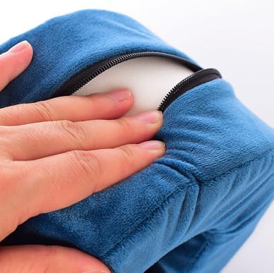 Miniatura 7 de Almohadillas para llagas en cama para adultos, almohada de soporte de pie de cuña, almohadilla de presión para úlcera, protector de tobillo,