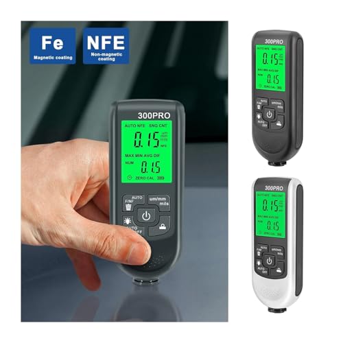 Medidor digital de espesor para carro 0-2000um miniatura 3