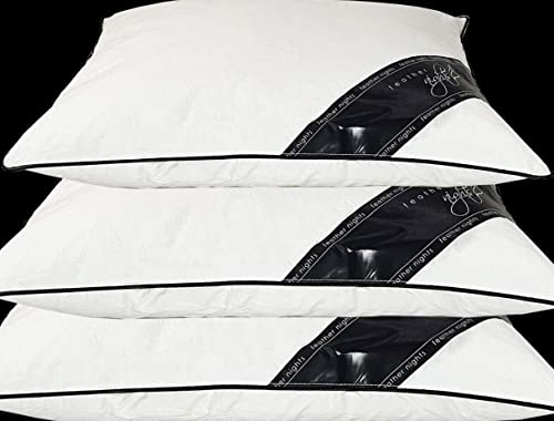 AMBERLINNEN LTD Luxury Duck Feather Cushion Pad Inner Insert,100% Natural Cotton Anti Dust Mite And Down Proof Cover - Non Allergenic - Machine Washable (18'' x 18'' (45CM x 45CM))