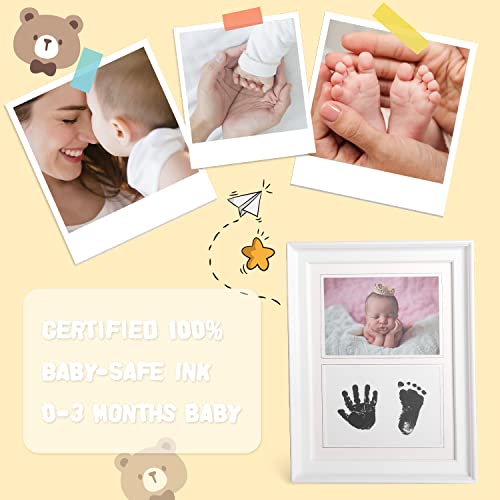 Iaovueby Baby Gift Set, Baby Shower Gifts For Girls Boys, Bear New Baby Gifts Basket Babies Rattle Blanket Wooden Keepsake Milestone, Cute Baby Bibs Socks Newborn Gifts Essentials Stuff #TOP4