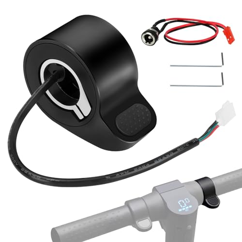 EOPOAYI Electric Scooter Thumb Throttle Accelerator & Charging Port Replacement for Gotrax GXL V2 E-Scooter GOTRAX Apex XL XR Ultra Rival Elite Accessories Parts with Hardware
