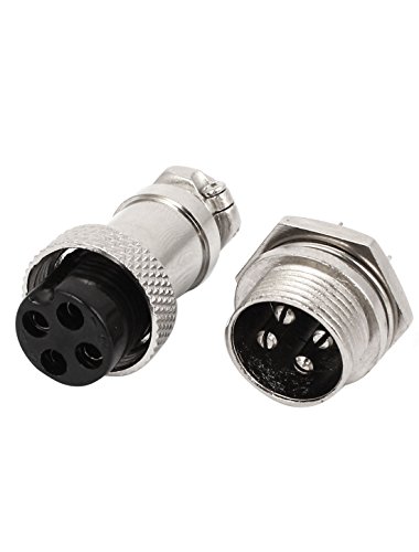 Conector de Aviación Aexit 4 Pines Macho y Hembra miniatura 3
