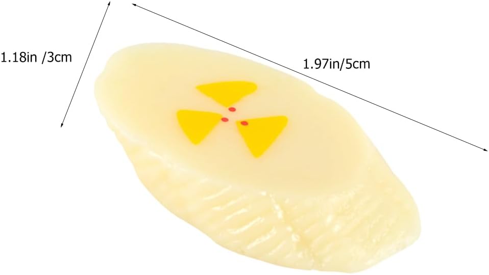20 Pcs Artificial Banana Slices Plastic Fake Fruit Decor for Home Kitchen Table Photography Props Realistic Faux Fruit Display