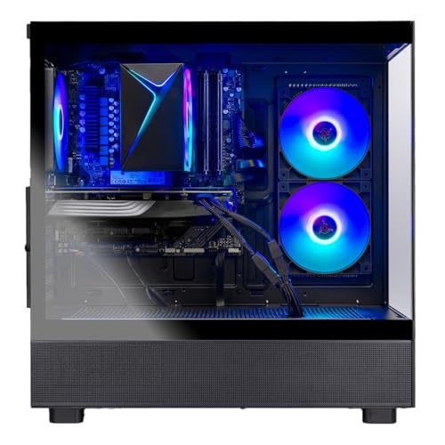 Image of Skytech Gaming Azure 3 Gaming PC, AMD Ryzen 7 5700 3.7GHz, NVIDIA RTX 5060, 1TB NVMe SSD, 16GB DDR4 RAM 3200, 650W Gold PSU, WI-FI 5, Windows 11, Desktop