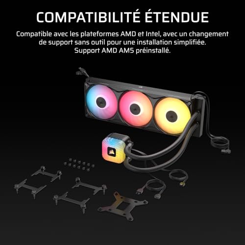 Corsair Nautilus II 360 RS ARGB - vue 7