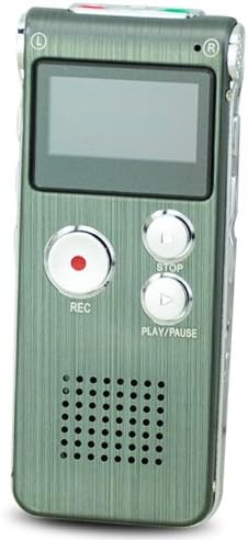 Brand new Steel 4GB Digital Voice Recorder 650Hr Dictaphone MP3 Player VOR Rechargeable - Black