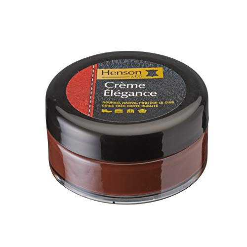 Cirage Marron – Idéal Chaussure Cuir - Cire de Haute Qualité pour Nourrir, Raviver et protéger Durablement vos supports - Fabriqué en Europe, non...
