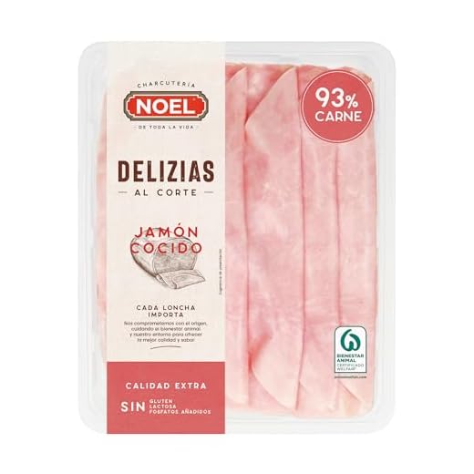 Noel Delizias Jamón Cocido Extra, 110g (Refrigerado)