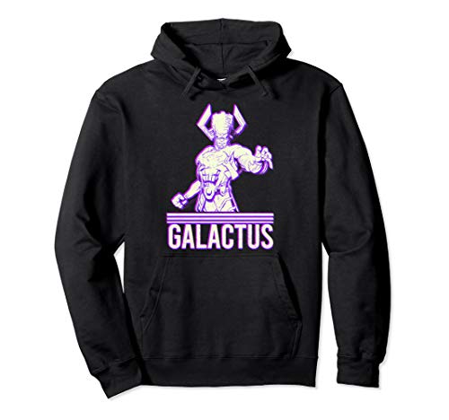Marvel Galactus 3D Purple Portrait Pullover Hoodie