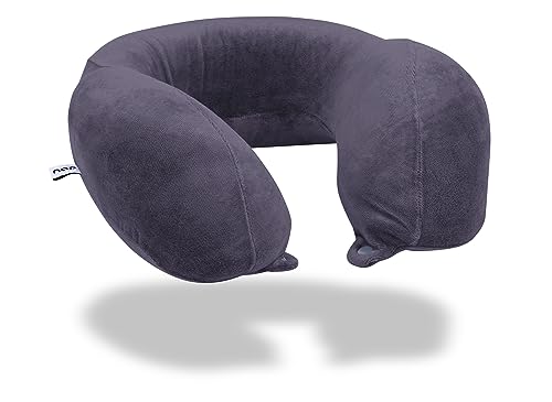 Travesseiro de pescoço para viagem Nasa Voyage Premium Ergonômico Cinza Nap