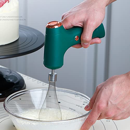 Batidora de mano eléctrica, mini batidora eléctrica de huevos, batidora automática para hornear, herramientas de cocina, batidor de huevos para crema batida