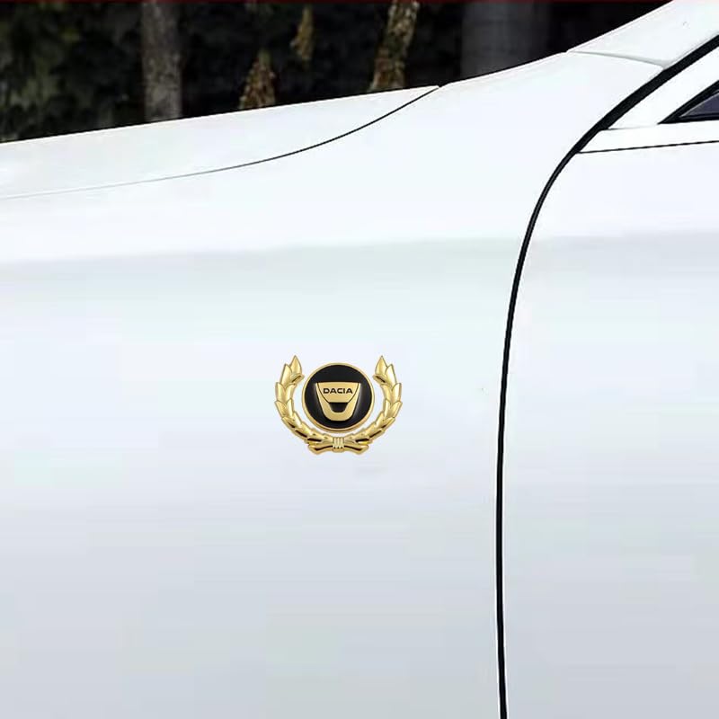 LyTTuu Voiture Emblèmes Pour Dacia Duster,3D Autocollant Insignes