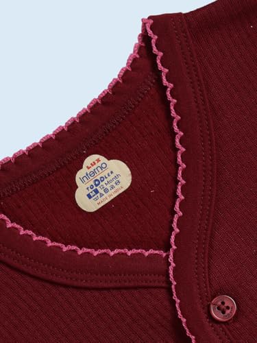 Image of Lux Inferno Combed Cotton Thermal Set for Toddler | Kids Winterwear | Full Sleeve | Pack of 1