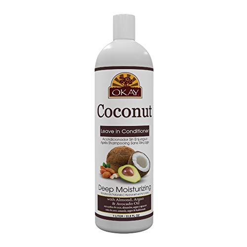 Okay Coconut Oil Deep Moisturizing Leave-In Conditioner | For All Hair Types
