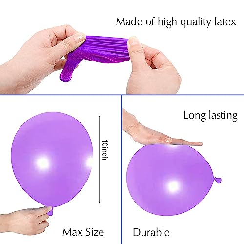 Image of Party Propz Mermaid Theme Birthday Decoration Kit for Girls - 59 Pcs Balloon Decoration Kit, Mermaid Theme Birthday Backdrop, Sea Shell Foil Balloons (Latex, Foil)
