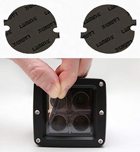 Lamin-x Cubiertas de luz antiniebla Gunsmoke de ajuste personalizado para Pontiac Solstice (05-09)