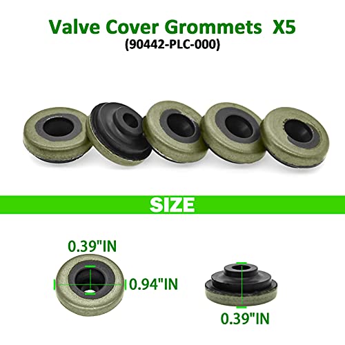 image for Engine Dancer Engine Valve Cover Gasket Set 12341-PLC-000 Compatible w