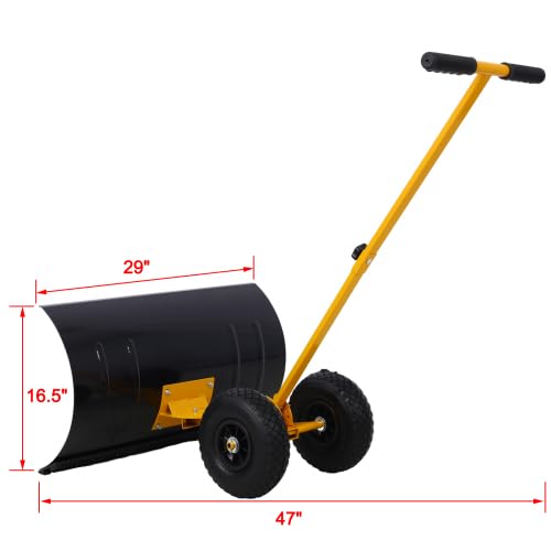 Akucvor JS-465120789W Snow Shovel With Wheels thumb #5
