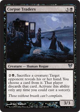 Codice set: AVR Magic The Gathering - Corpse Traders - Mercanti di Cadaveri - Avacyn Restored