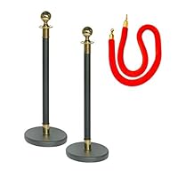 ポールパーテーション　７本　ロープ６本付　UNION製 楽天市場】ロープパーテーションセット L6-51B-Set ゴールド