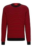 HUGO Herren Sonderson Knitted Sweater, Black2, L EU