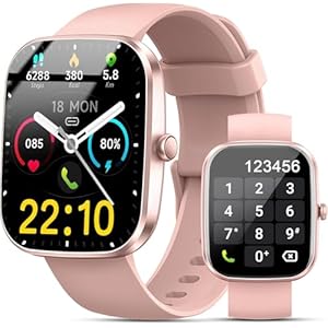 Smart Watch for Women Men(Answer/Make Call), 2025 New 1.91″ HD SmartWatch, Fitness Watch with 120+ Sport Modes, IP68 Waterproof, Heart Rate/Sleep Monitor, Pedometer, Activity Tracker for Android iOS