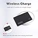 Wallet Tracker Card, Apple Find My Compatible (iOS Only), Slim Smart Bluetooth Tracker, Rechargeable Item Locator for Keys & Luggage, IP68 Waterproof, Gift for Men & Women