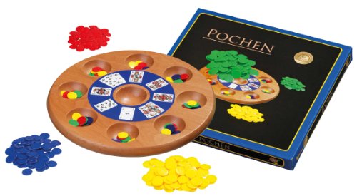 Preisvergleich Produktbild Philos 3138 - Pochen, Kartenspiel aus Buche, mit Spielchips