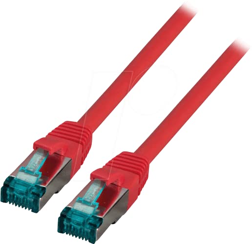 EFB-Elektronik MK6001.15R Câble Patch S/FTP Cat 6a Rouge 15 m