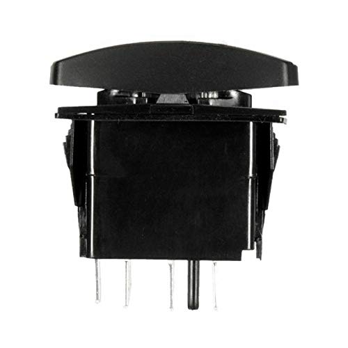 WHIZZO 2X(7Pin Laser Momentary Rocker Switch Winch in Winch Out 12V ON ...