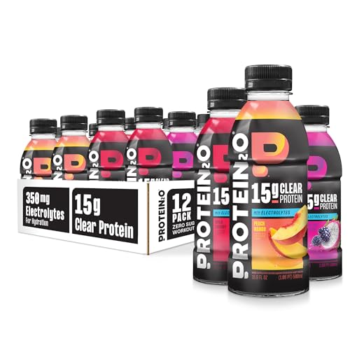Protein2o Hydration Drink - 2-in-1 Liquid Clear Whey...
