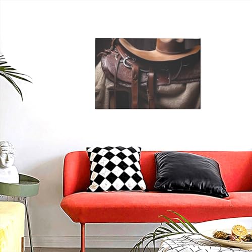 Cuadro decorativo de vaqueros para renovar paredes aburridas 5