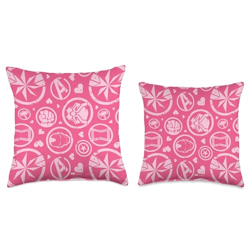 Coussin Marvel Avengers rose à cœurs déco 40x40 cm - 4