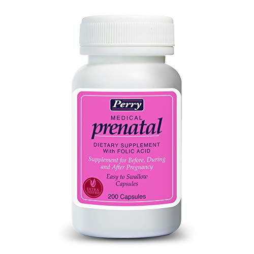 Kirkman Perry Prenatal - Hypoallergenic - New Improved Formula! 200 Vegetarian Capsules - Discontinued - Product Has A Best Used By Date Of September 2023 #TOP29