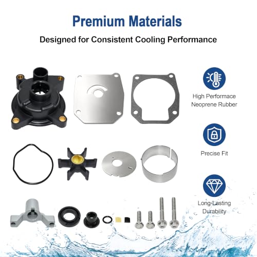 Image of MARKGOO Water Pump Repair Kit 439077 Fits Johnson Evinrude 35-60HP Outboard