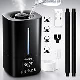 Reptile Fogger Humidifier with Smart Humidity Control & Dual Hose, 5L