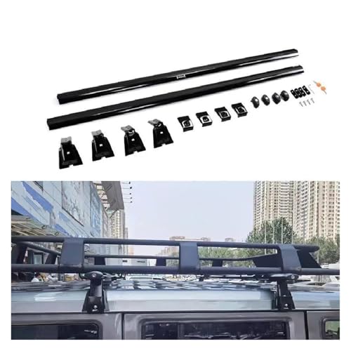 Barras transversales de techo para Jeep Wrangler solucion de espacio para equipaje superior coche 2