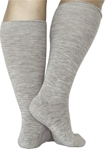 Chaussettes en laine mérinos grise : l'excellence d'une fabrication européenne