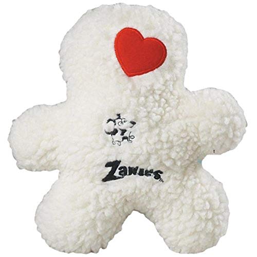 Zanies Embroidered Berber Boy Dog Toys, White - Image 2