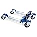 Eastwood Automotive Car Moving Dolly | ATV Hydraulic Foot Pump with 2600 lbs Combined Capacity | Heavy Duty Portable Truck Wheel Tire Dollies | Garage Essentials Automotive Tools | Set of 2