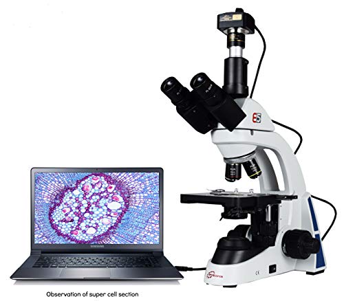Image of ESAW Optscopes Supreme 40x-2000x Digital Microscope with 3.1 MP IS-300 CMOS Camera for Pathology, Research and Teaching