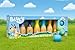 Bluey Wooden Bowling Set – Skittle Game with 6 Character Wooden Bowling Pins, Durable Toy for Kids Ages 3+, Indoor & Outdoor Play