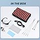 I-THERA-U Rotlicht Near Infrared Light Therapie - 400W Red Light Therapy Panel, 660nm&850nm Red Revive Nahinfrarot, 80 leds Infrarot Lampe Therapie für Gewicht & Schmerz-Management, Insgesamt Wellness