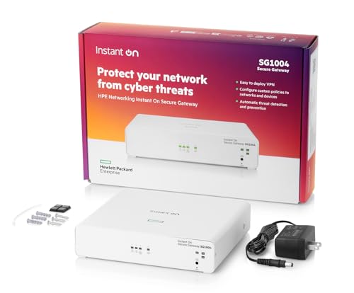 Router HPE Instant On Secure Gigabit LAN 980Mbps IDSIPS VPN Resiliencia WAN PoE - vue 3