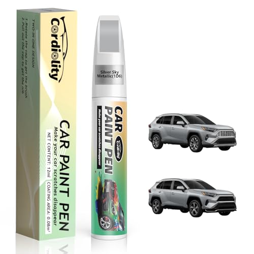 Image of Silver Sky Metallic(1D6) Touch Up Paint Pen for Toyota,Car Paint Scratch Repair Pen Quick and Easy Fix Auto Paint Scratch