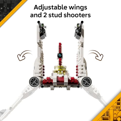 Image of LEGO Star Wars: The Clone Wars V-19 Torrent Starfighter Building Toy - Pretend Play Set for Boys & Girls, Ages 9+ - Starship Model Kit W / 3 Minifigures - Gift Idea for Birthdays - 75432