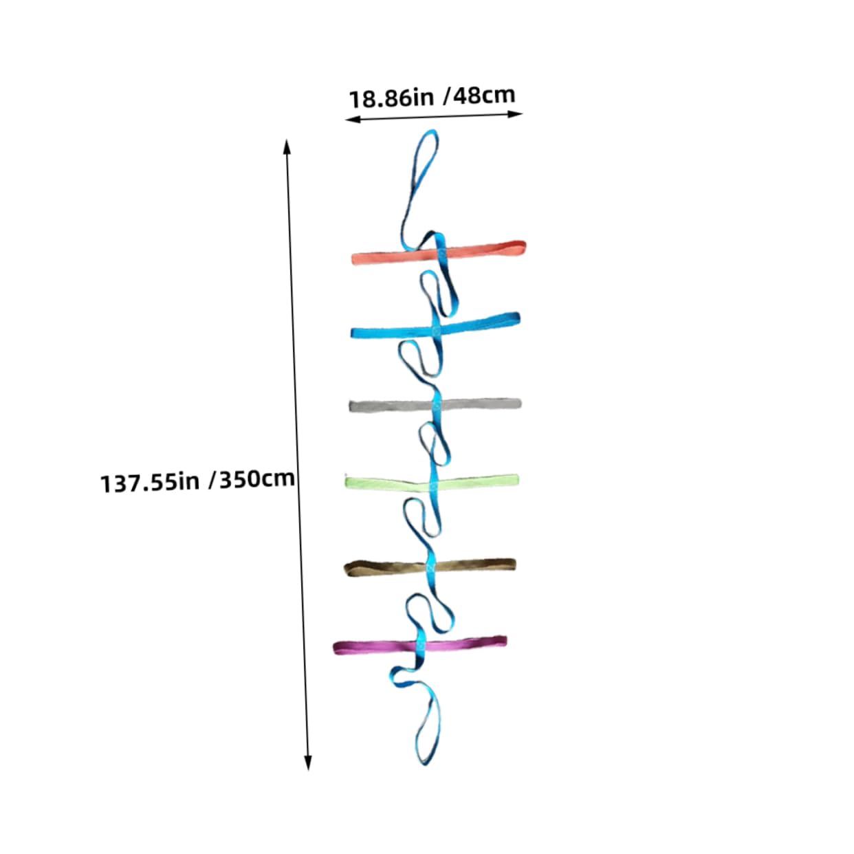 KOMBIUDA Safety Walking Rope with Colorful Handles Durable Preschool Walking Leash for Group Activities Daycare and Engaging Design for Early Childhood Development