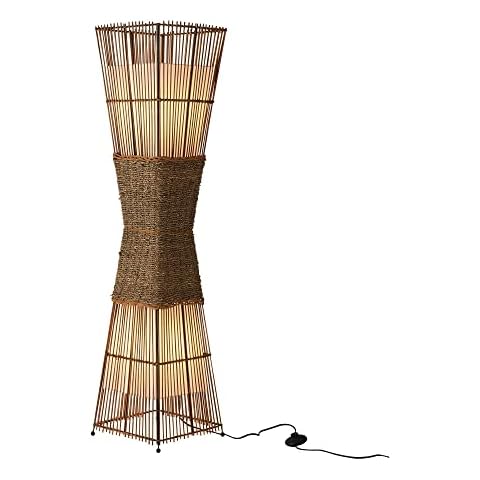 Lámpara de pie M2OUTLET SKOV 36282 de bambú Cover