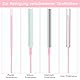 Silikon Strohhalm Bürste 2 STK, 6mm+9mm Lang Strohhalm Reinigungsbürste, Wiederverwendbare Hängend Strohhalmbürsten, Biegbare Strohhalmbürste für Glas Metall Plastik Strohhalm(Rosa)