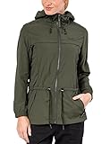 langer, lockerer Schnitt Jack Wolfskin Damen Saguaro Jacke Fleecejacke, Woodland Green, XL